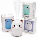 Humidificador con diseño de gato H2O SD-9977 sobre fondo blanco