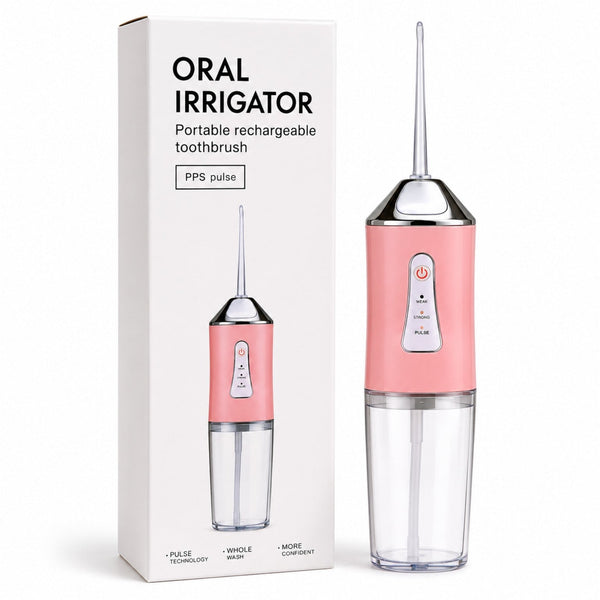 Irrigador oral portátil recargable VLB-0968 color rosado