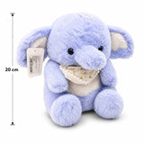 Peluche elefante azul de 20 cm