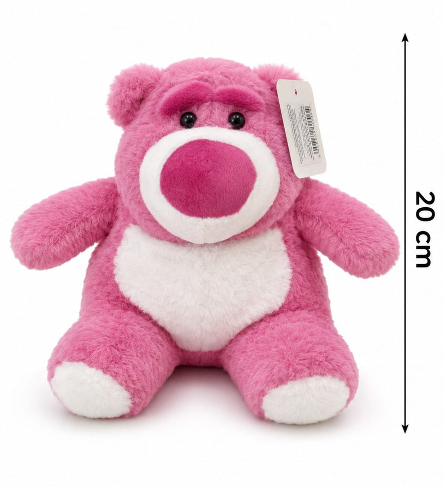 Peluche oso rosa de 20 cm
