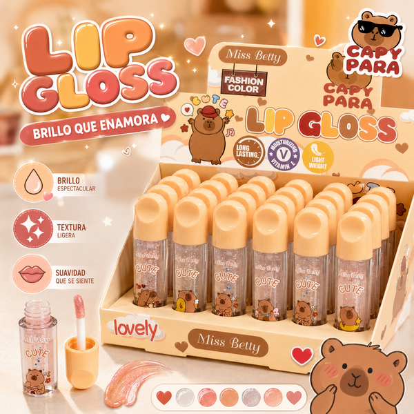 Lip Gloss Capibara Hidratante