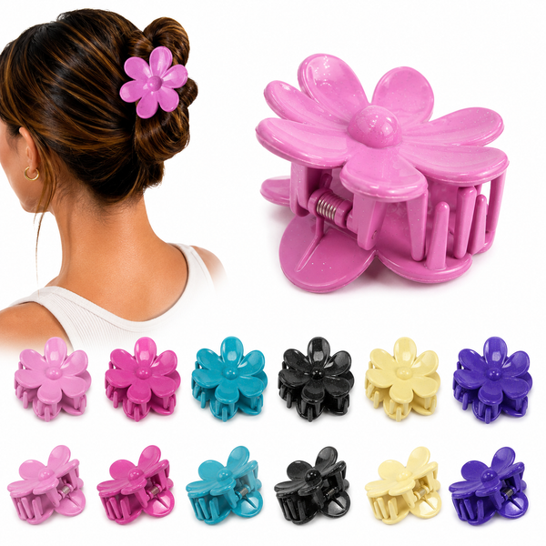 Set x3 Pinzas Caimán para Cabello - Diseño Perla