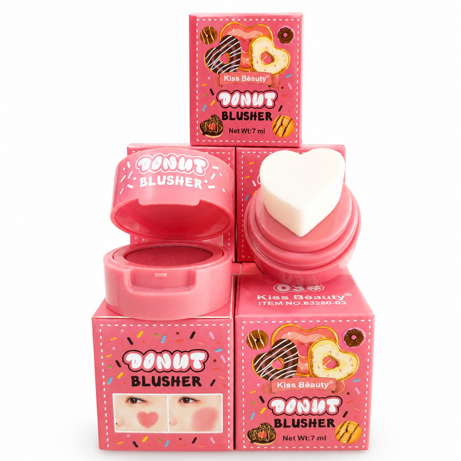 Rubor Sello Corazón Donut Blusher - Kiss Beauty