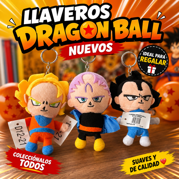 Llaveros de Dragon Ball en Peluche | Nuevos | Montería