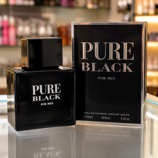 PERFUME PURE BLACK PARA HOMBRE 80 ML