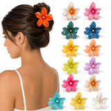 Pinza Caimán para Cabello - Diseño Flor Estampada - 2