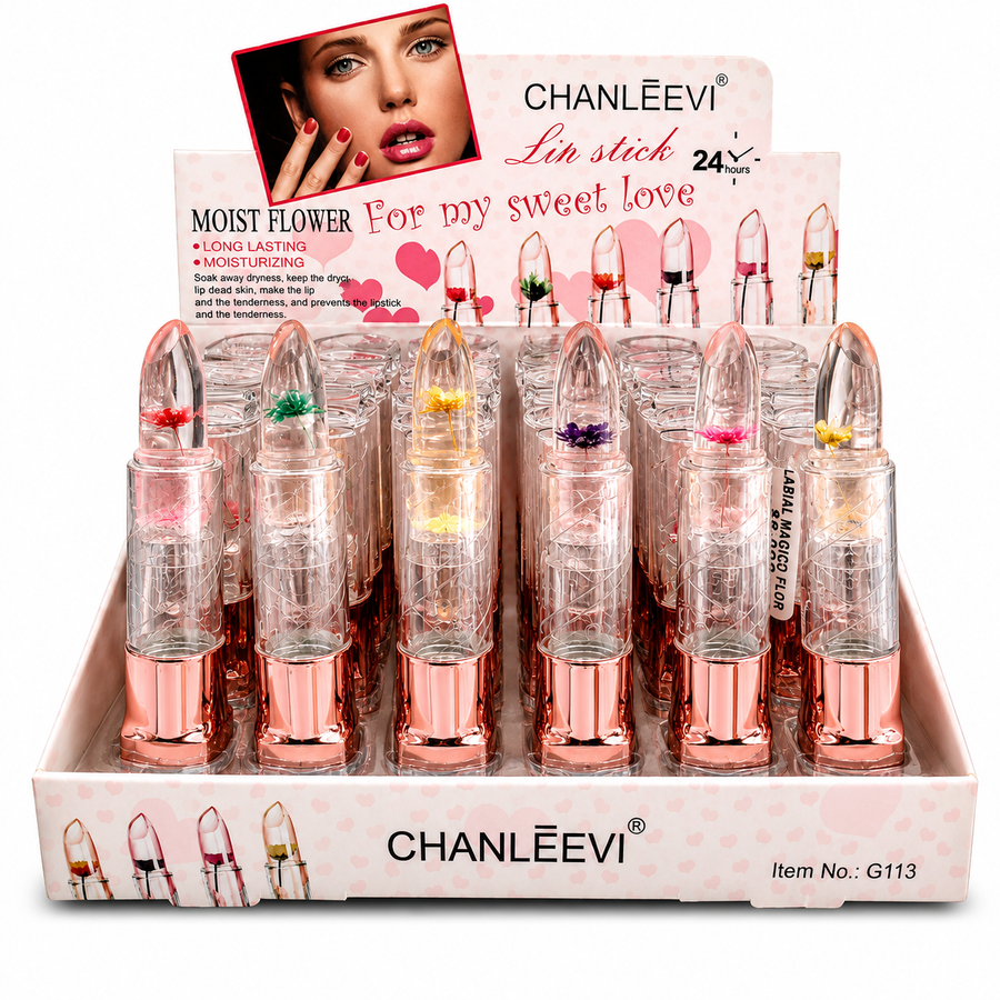 Labial Mágico con Flor - Chanleevi