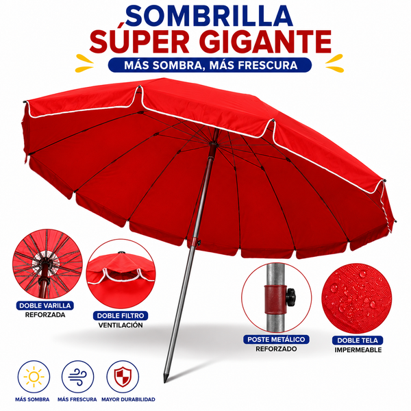 Sombrillas Surtidas de todos los tamaños