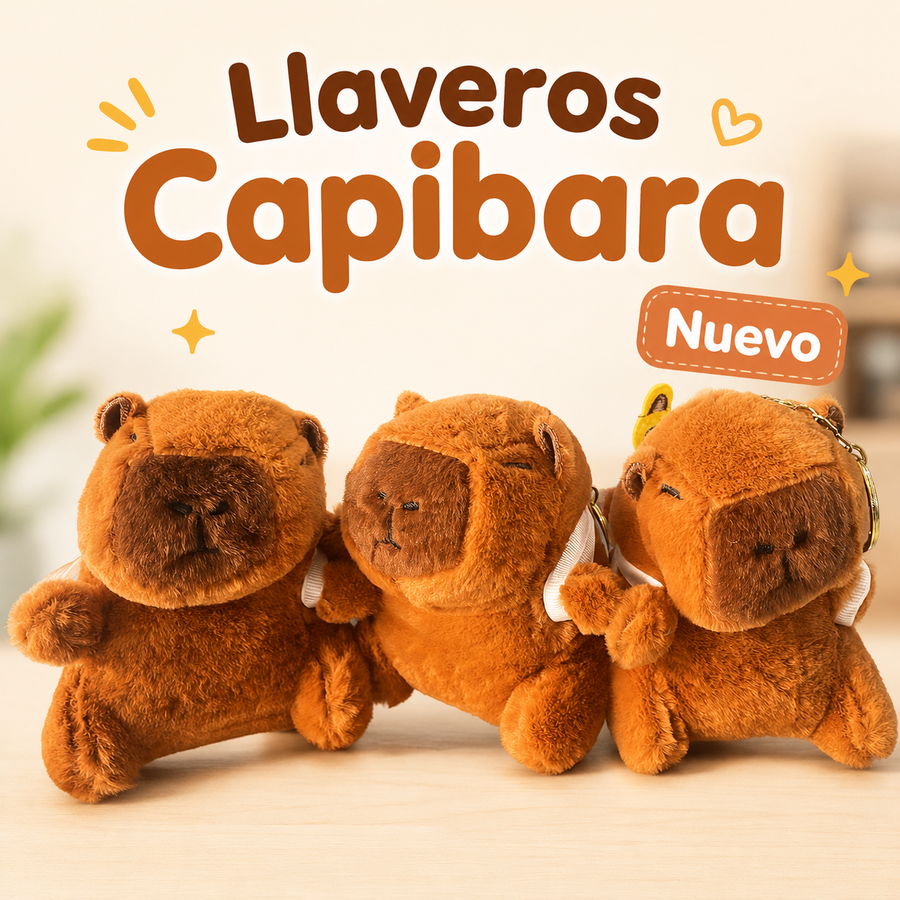 LLAVEROS DE CAPIBARA DISPONIBLES